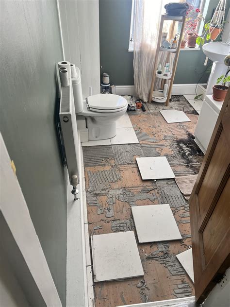 Replacing Bathroom Tile Floor Easy DIY: How To Install Sheet Vinyl