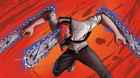 1920x1080xmsu0 Resolution Anime Chainsaw Man Denji 4K Art 1080P Laptop Full HD Wallpaper ...