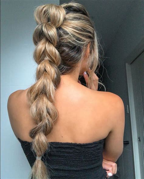 Side Braid Ponytail