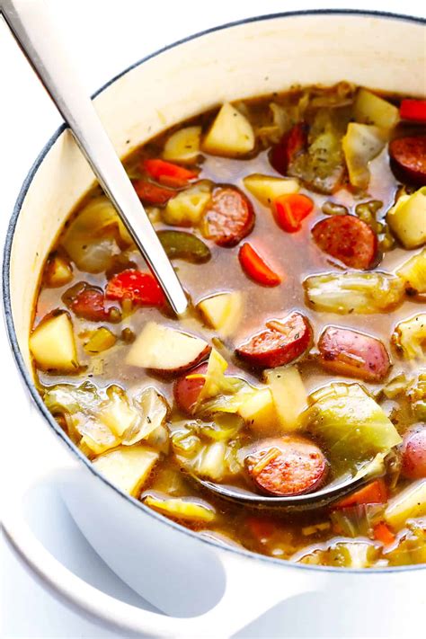 Recipe For Smoked Sausage And Cabbage Soup | Besto Blog