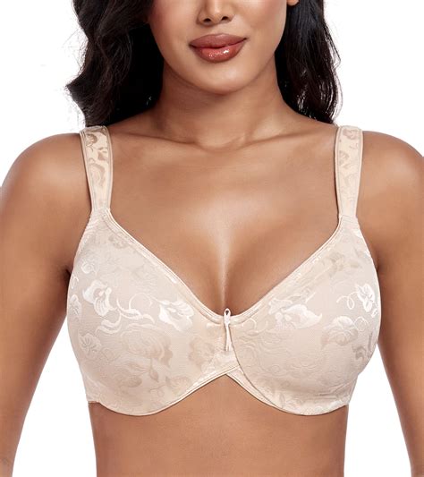 Exerin Minimizer Bras for Women Soft Fabric Comfort Full Figure ...