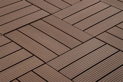 WPC Deck Tile (1x1) Teak - Inovar Flooring