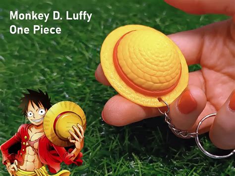 Free 3D file One Piece Straw Hat Keychain Monkey D Luffy 🎩 ・3D ...