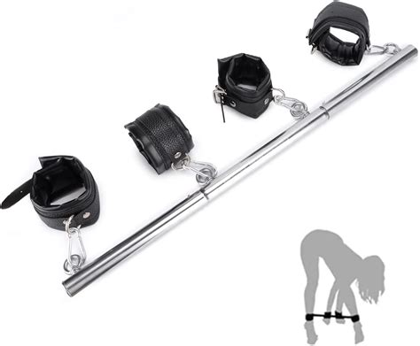Spreader Bar Sex Toys Adjustable Handcuffs Ankle Cuffs Bondage Set BDSM ...