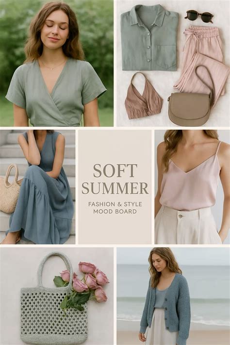 Soft Summer Style Guide 🌸 | Embrace muted elegance with pastel tones ...