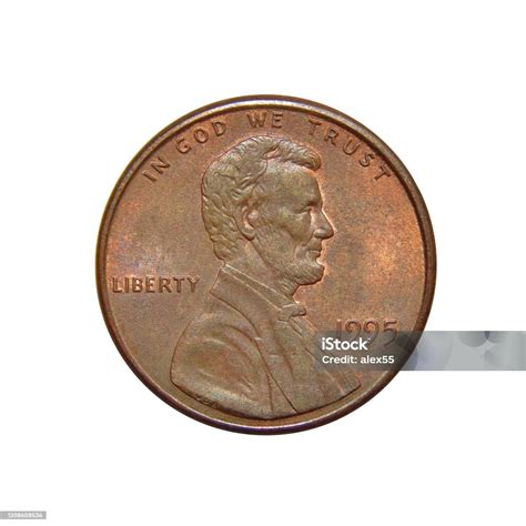 American One Cent Coin Stock Photo - Download Image Now - Abraham ...