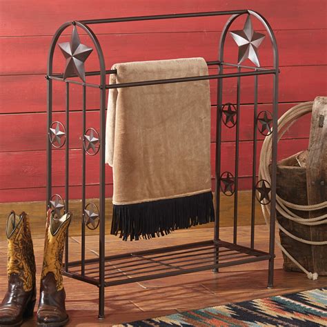 Metal Lone Star Quilt Rack | Lone Star Western Decor
