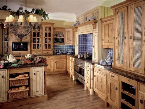 Country Looking Cabinets Country Kitchen Cabinet Colors | A Blissful