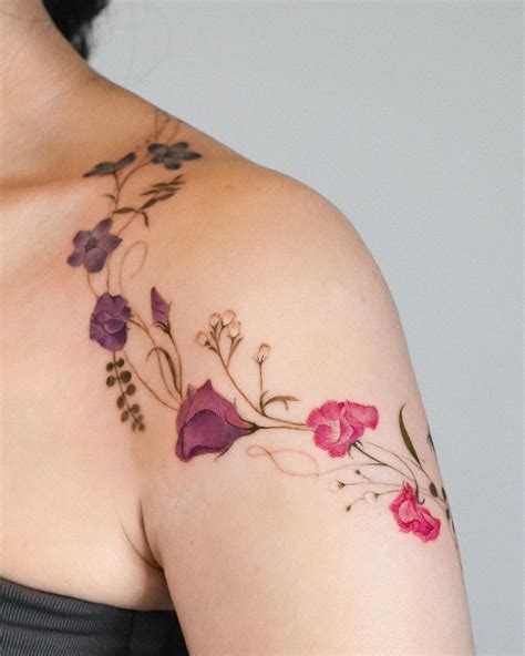 April birth flower tattoos 30 daisy sweet pea ideas – Artofit