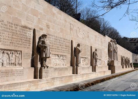 The International Monument To the Reformation in Geneva, Switzerland Editorial Photo - Image of ...