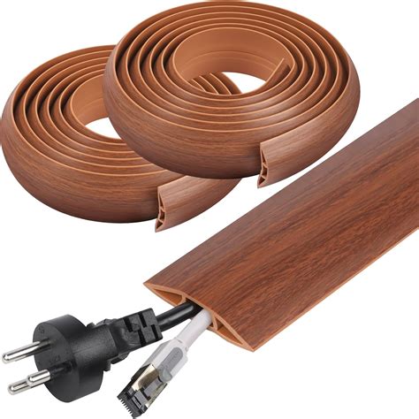 Amazon.com: 20 FT Floor Cord Cover, Cord Covers for Wires on Floor ...
