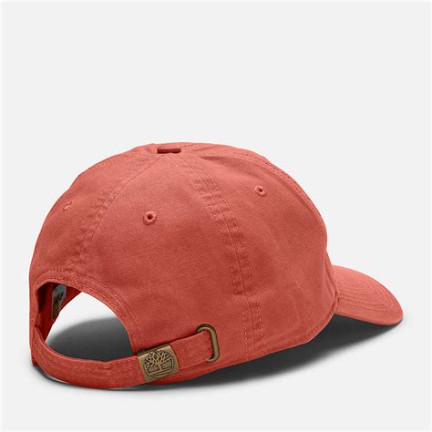 Cooper Hill Cotton Canvas Baseball Cap for Men in Red