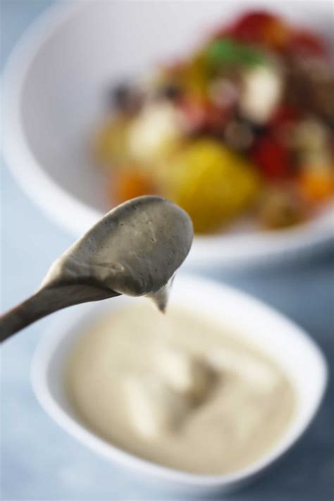 Vegan Creamy Greek Dressing | One Bite Vegan