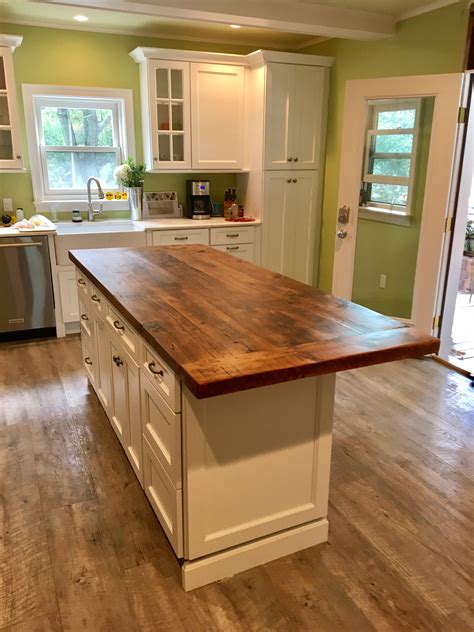 Reclaimed Wood Kitchen Island Designs