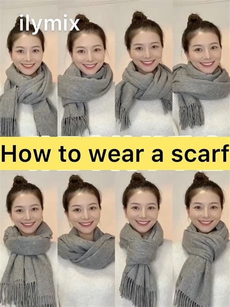 Практичные советы | How to wear a scarf, Scarf, How to wear scarves