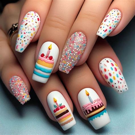 Birthday Party - 5320 | Birthday nail designs, Birthday nails, Birthday ...