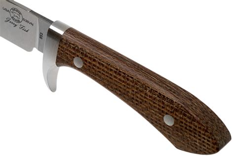 White River Knives Sendero Classic hunting knife Natural Burlap Micarta ...