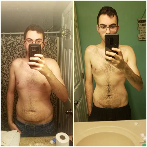 M/19/6'2" [262 > 158 = 104 pounds] This is from February to today. Not ...