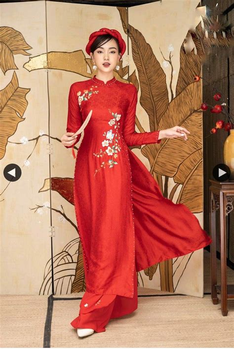 Pre-order Vietnamese Traditional Wedding Ao Dai for Women, Vietnamese ...