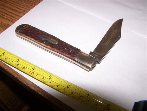 WINCHESTER POCKET KNIFE BONE FOLDING HUNTER MADE GERMANY 5 1/4 IN ...