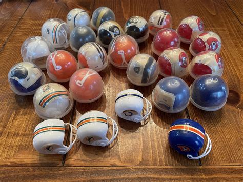 Antique Collection of NFL Mini Helmets, NOS, Chiefs, 49ers, Giants ...