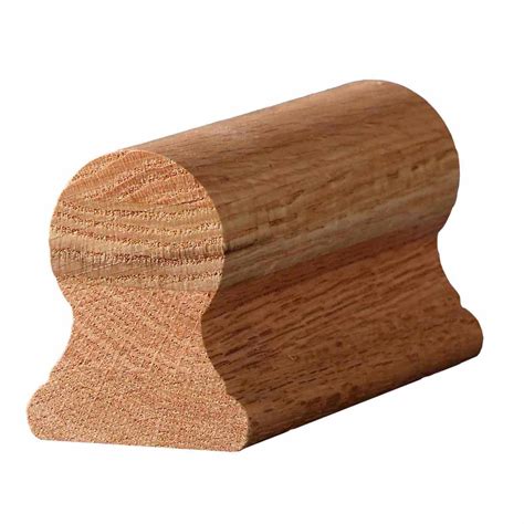 6010 Handrail - Wood Stair Hand Railing LJ-6010 Profile