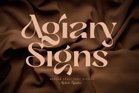 Agiary Signs Font by senzana · Creative Fabrica