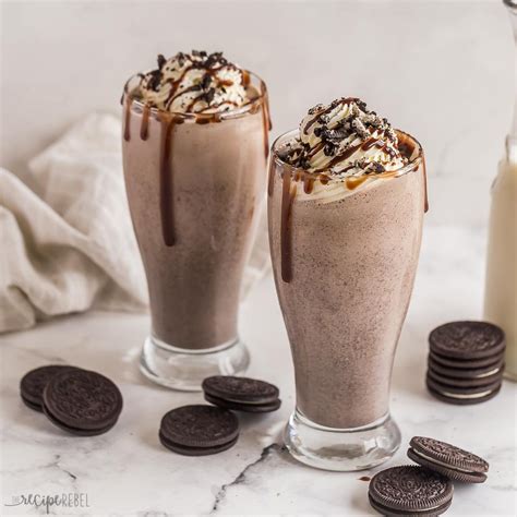 Oreo Milkshake + tons of variations! [VIDEO] - The Recipe Rebel