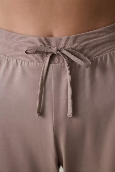Buy Penti Dark Beige Weekend Time Tie-Up Detailed Spanish Leg Pajama ...