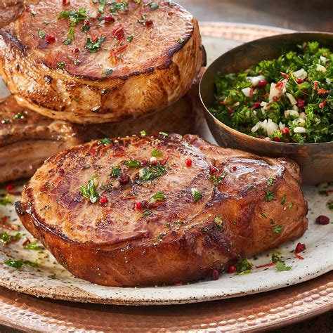 Duroc Bone-In Pork Chops | Allen Brothers
