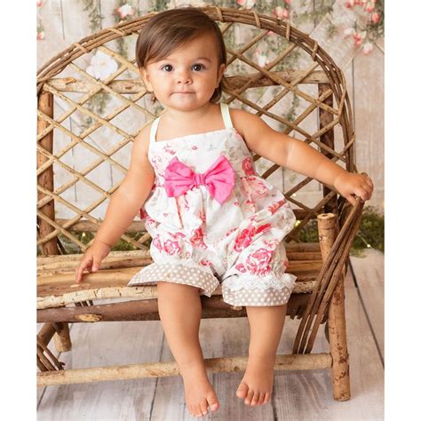 Haute Baby English Rose Bubble Romper
