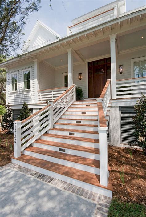 Most Inspiring Modern Front Porch Stairs Ideas | Stair Designs
