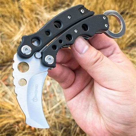 The Predator Karambit Balisong Butterfly Knife | BLADE ADDICT