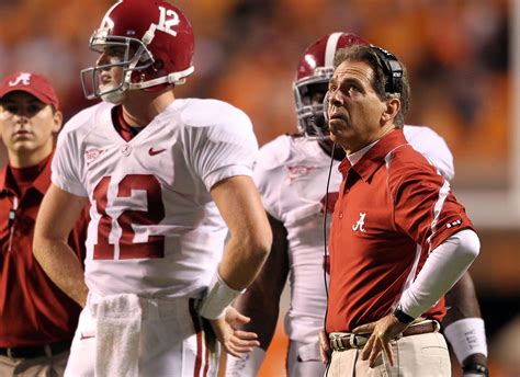 Former Alabama football coach Nick Saban fires back at Greg McElroy ...