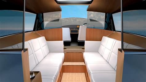 Renders of Wooden Boats' Luxury Tender 'Limo Blue' Showcase Timeless ...