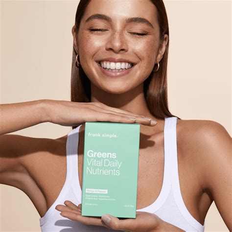 Greens - Vital Nutrients Daily Sachets | Frank Simple