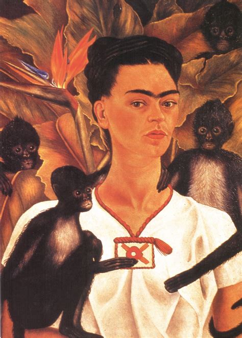 Self Portrait with Cropped Hair (1940) by Frida Kahlo – Artchive