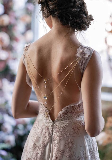Lace Back Wedding Dress