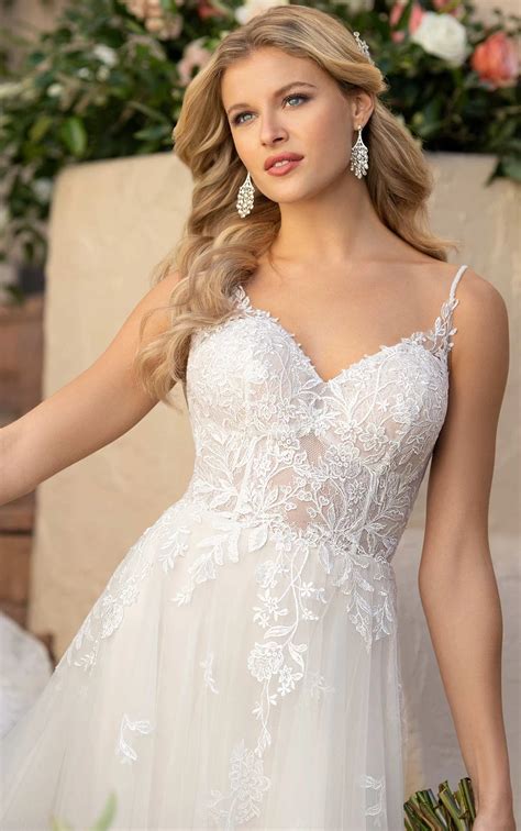 Whimsical Wedding Dress with French Lace | Stella York Wedding Dresses