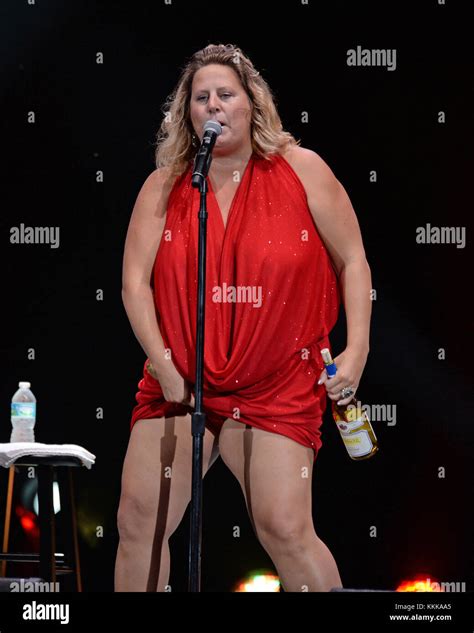WEST PALM BEACH, FL - OCTOBER 02: Bridget Everett performs during the Oddball Comedy Show at The ...