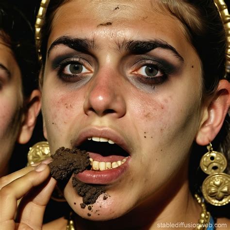 Young Spanish Woman Worshipping Poop in Drama | Stable Diffusion Online