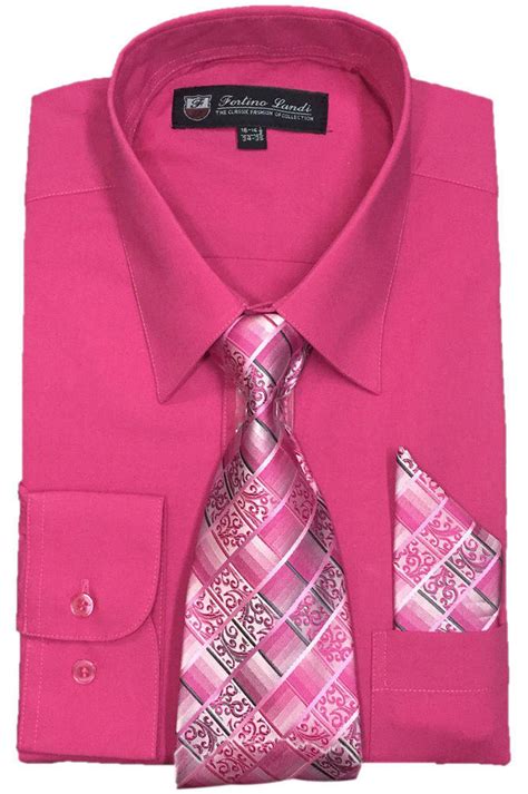 Mens Shirt And Tie Sets Pink at David Galbreath blog