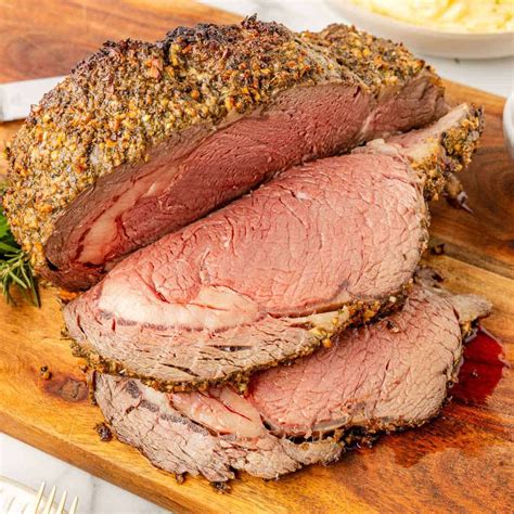 Herb Crusted Prime Rib Roast - Cup of Yum