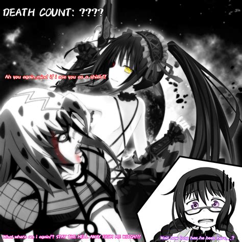 Kurumi vs Homura but its canon (ft. weird italian man in lingerie) : r ...