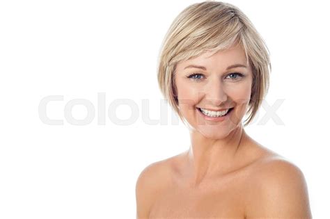 Beautiful topless lady posing | Stock image | Colourbox