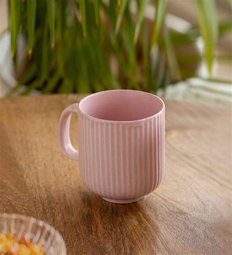 Buy Coral Reef Glazed Studio 300 ml Ceramic Microwave Safe Coffee Mugs ...