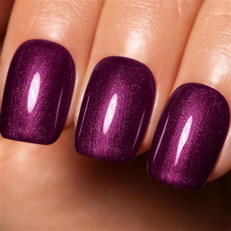 Amazon.com : Firedeep Purple Gel Nail Polish 16ML Pearl Purple Gel ...