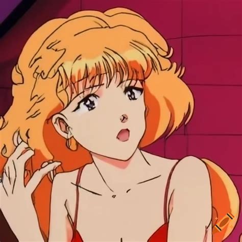 Anime-style rendition of the birth of venus on Craiyon