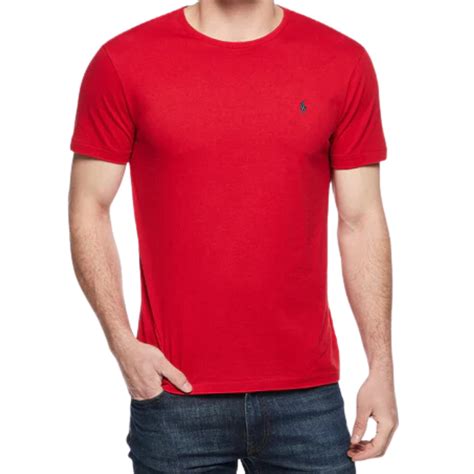 Polo Crew Neck T-Shirt – Red – BrandsGlobal