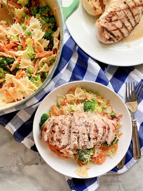 Grilled Chicken Pasta - Katie's Cucina